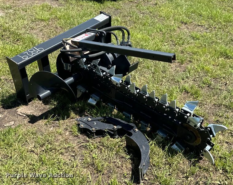 image for item DX0491 JCT skid steer trencher