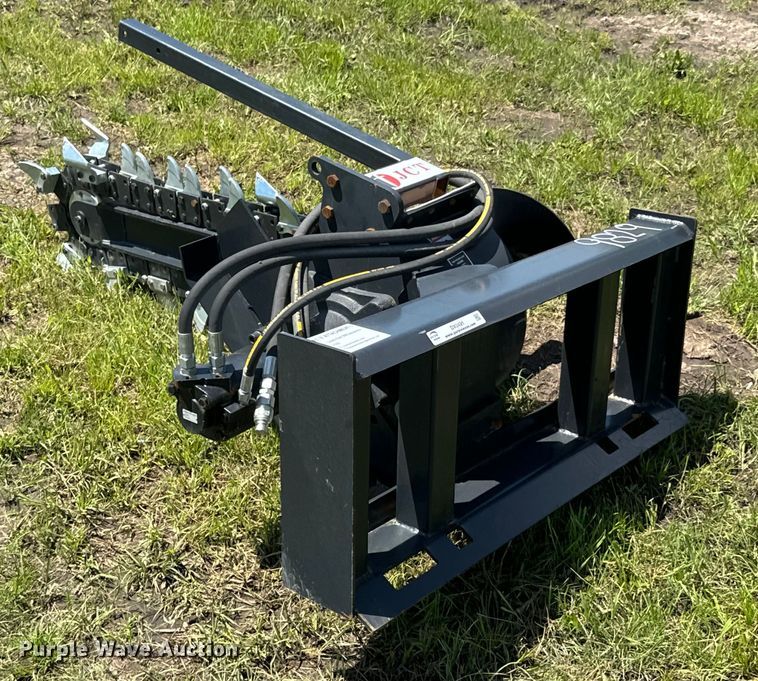 image for item DX0491 JCT skid steer trencher