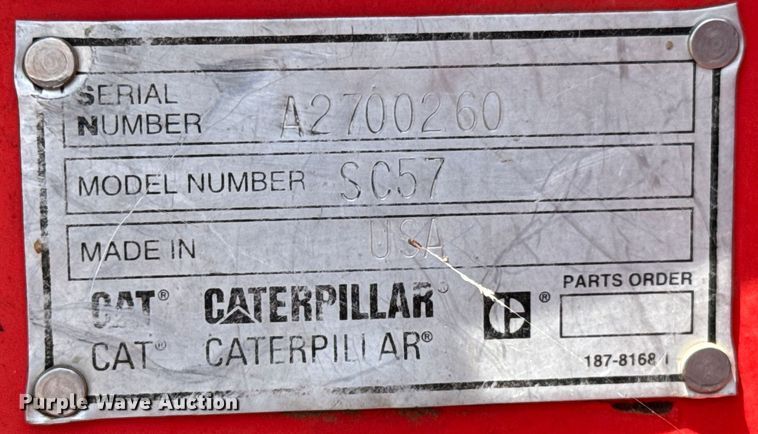 image for item DX0517 2013 Caterpillar 563C feller buncher