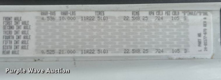 image for item EG1525 2015 Freightliner  M2 Business Class utility / service truck