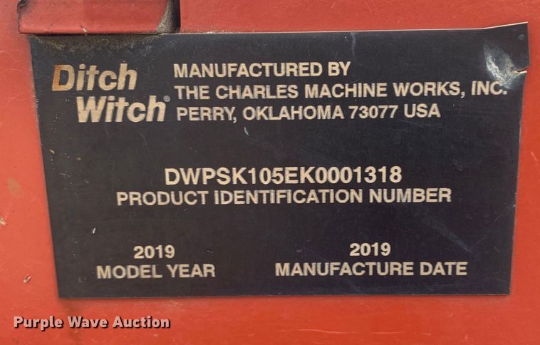 image for item EH3869 2019 Ditch Witch  SK1050 compact utility loader