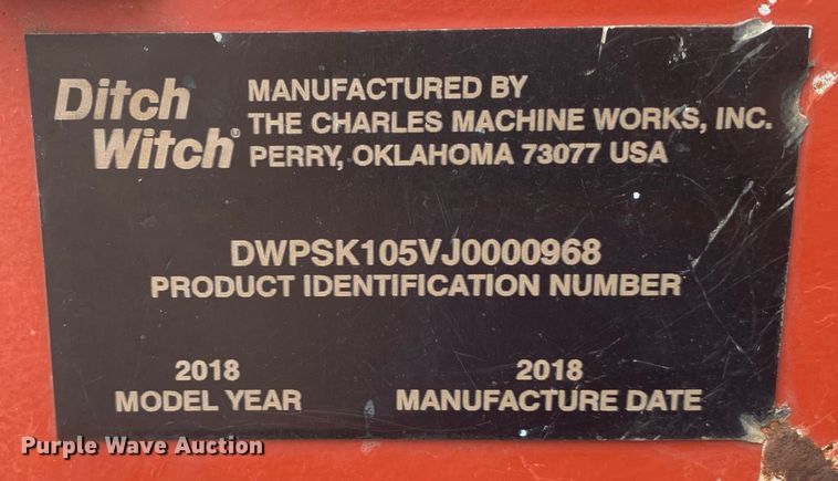 image for item EH3870 2018 Ditch Witch  SK1050 compact utility loader