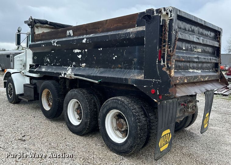 image for item EH6643 1989 Peterbilt 357 dump truck