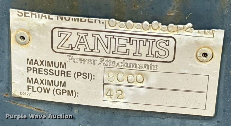 image for item EH6859 Zanetis skid steer cold planer