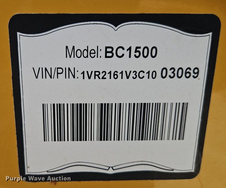 image for item EI3884 2012 Vermeer  BC1500 wood chipper