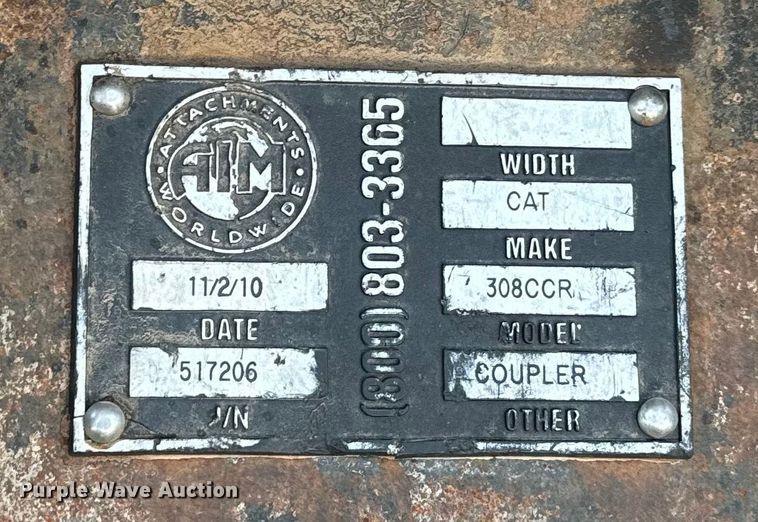 image for item EJ2795 2006 Caterpillar 308C mini excavator