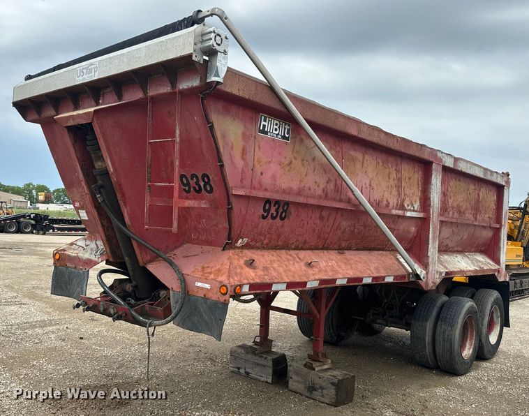 image for item EJ2835 1995 Hilbilt end dump trailer