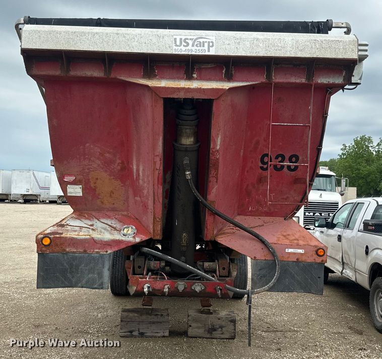image for item EJ2835 1995 Hilbilt end dump trailer