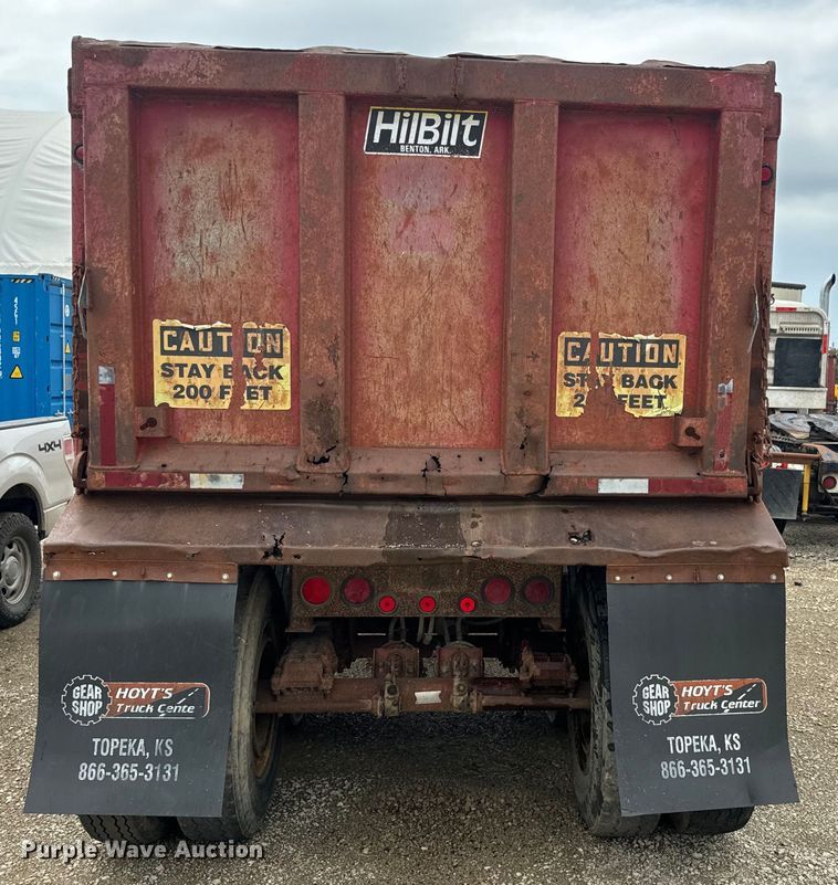 image for item EJ2835 1995 Hilbilt end dump trailer