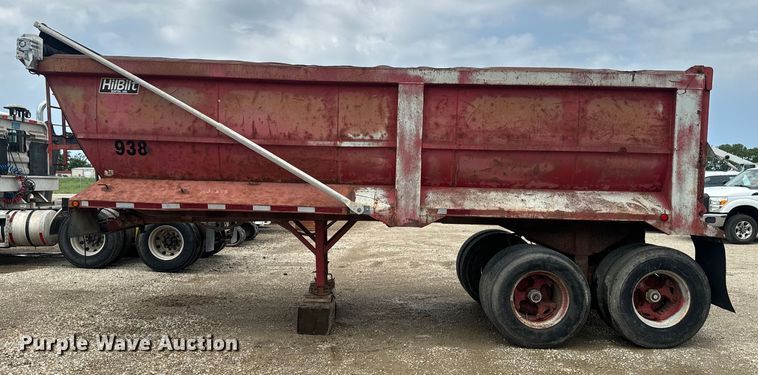 image for item EJ2835 1995 Hilbilt end dump trailer