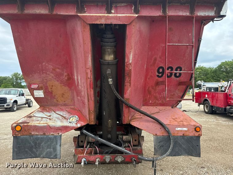 image for item EJ2835 1995 Hilbilt end dump trailer