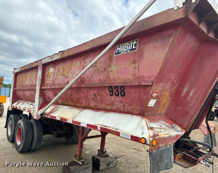 image for item EJ2835 1995 Hilbilt end dump trailer