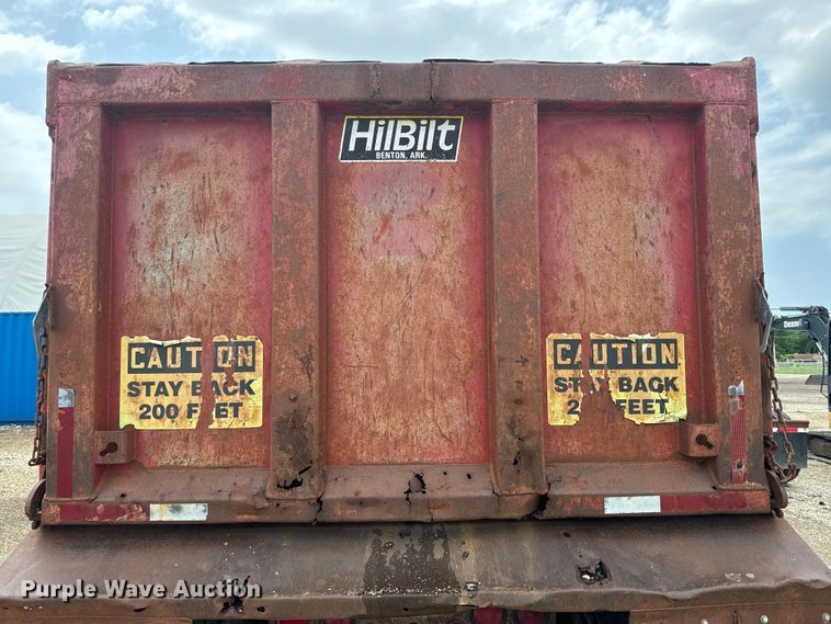 image for item EJ2835 1995 Hilbilt end dump trailer