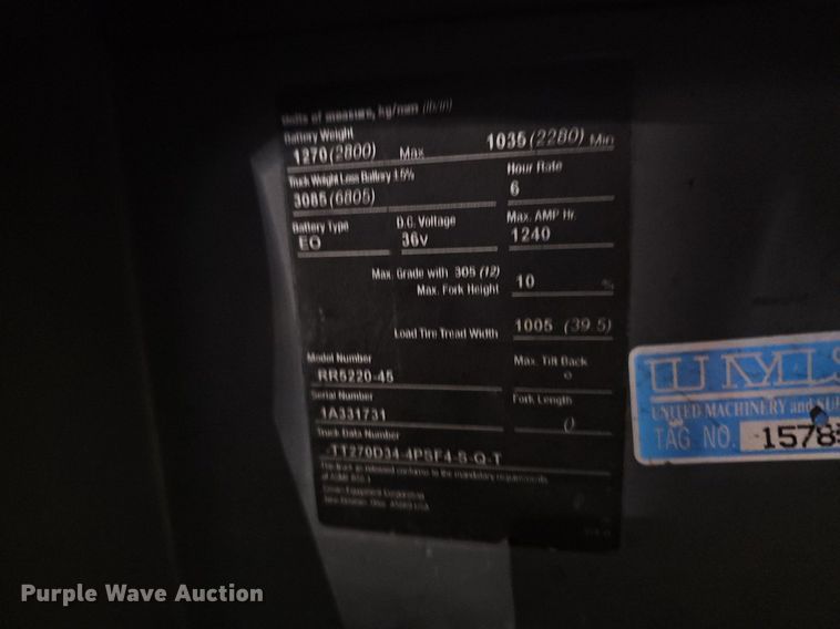 image for item EJ5550 Crown 5200 Series  order picker