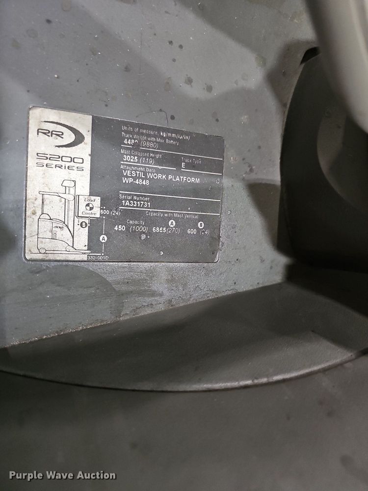 image for item EJ5550 Crown 5200 Series  order picker