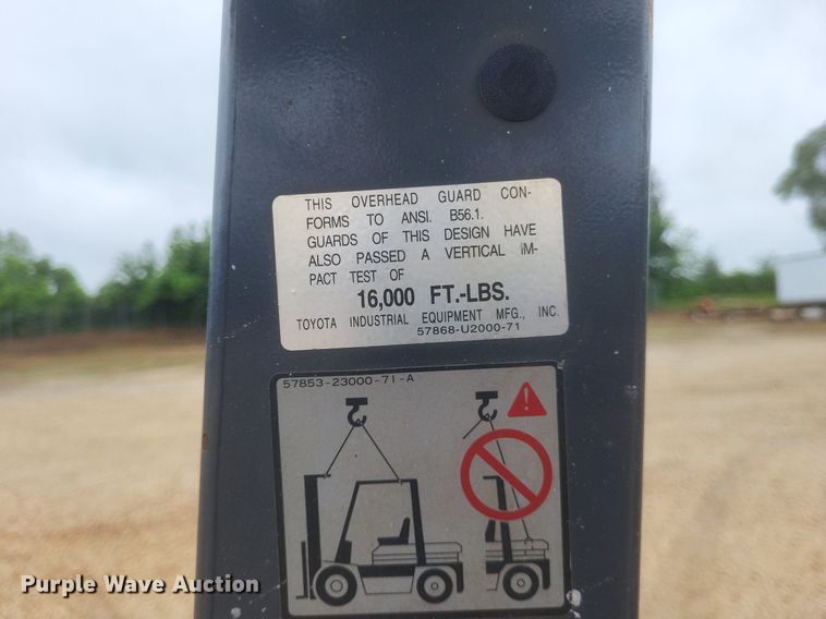 image for item EJ7983 Toyota  8FDU25 forklift