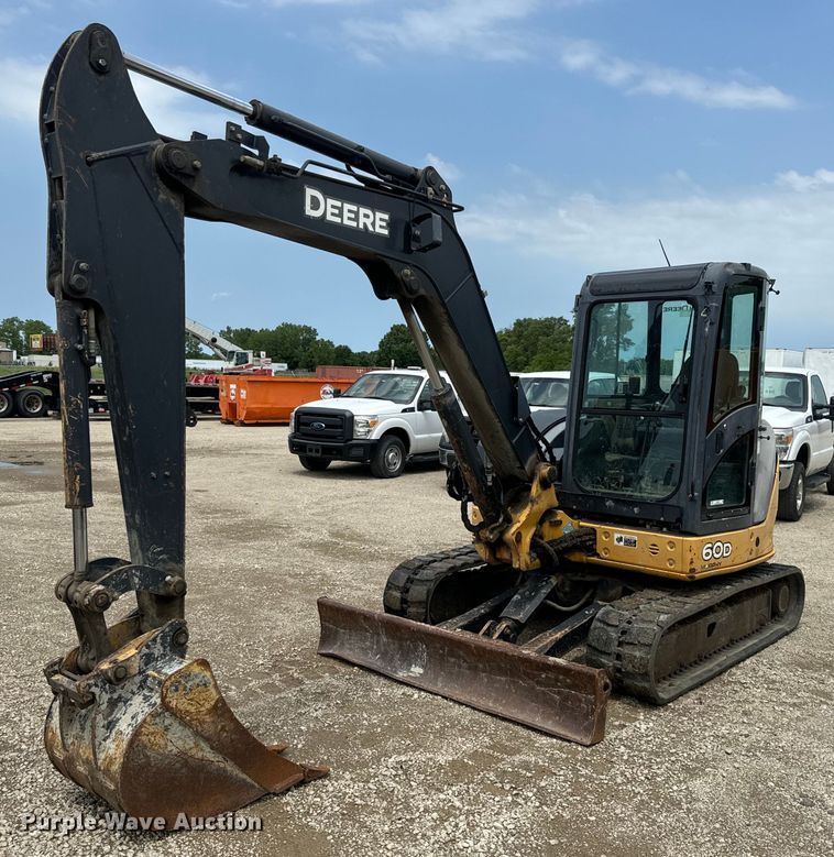 image for item EK1337 2012 John Deere 60D mini excavator