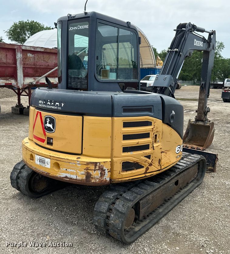 image for item EK1337 2012 John Deere 60D mini excavator