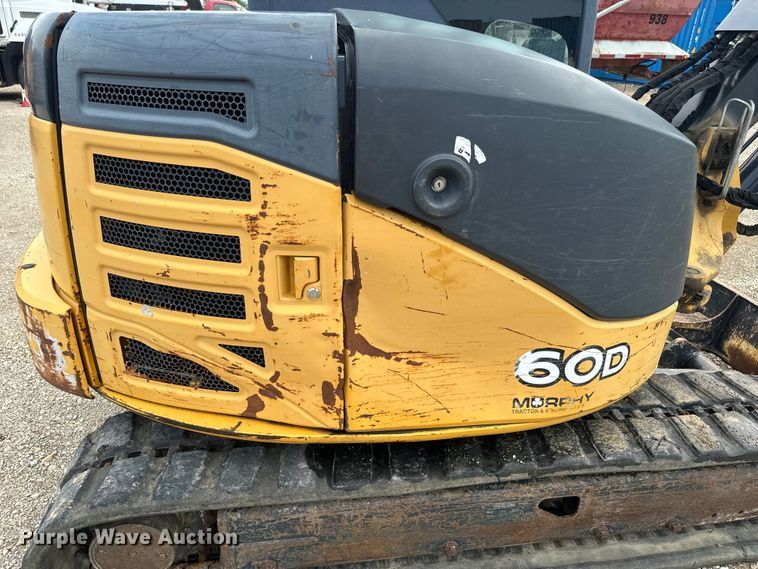 image for item EK1337 2012 John Deere 60D mini excavator