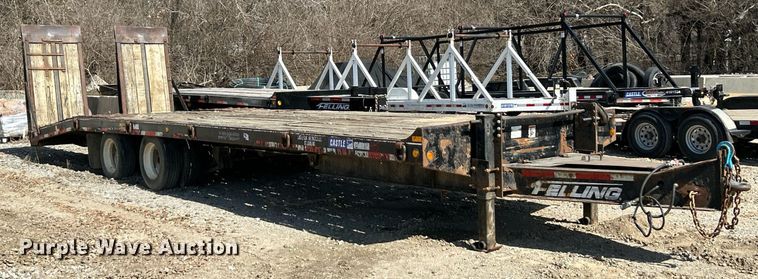 image for item EK4141 2013 Felling FT-40-2 TA tilt deck equipment trailer