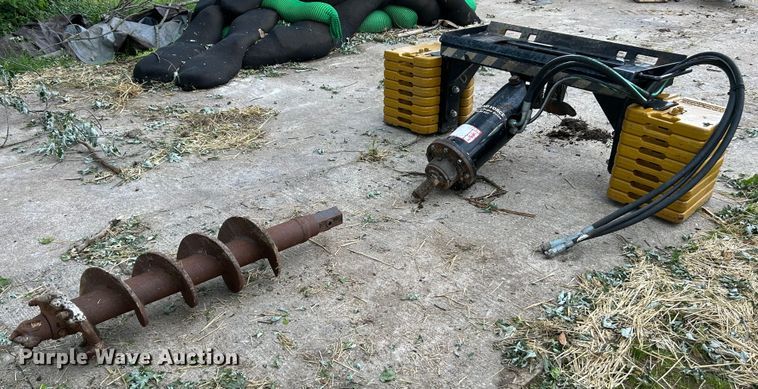 image for item EK4638 Harleman Mfg 337 skid steer auger