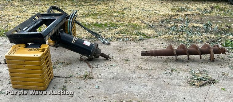 image for item EK4638 Harleman Mfg 337 skid steer auger