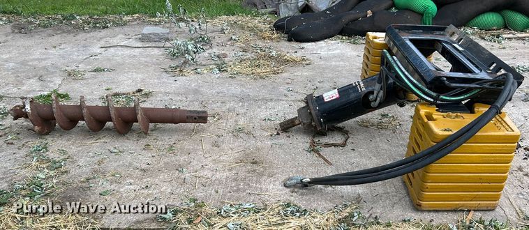 image for item EK4638 Harleman Mfg 337 skid steer auger