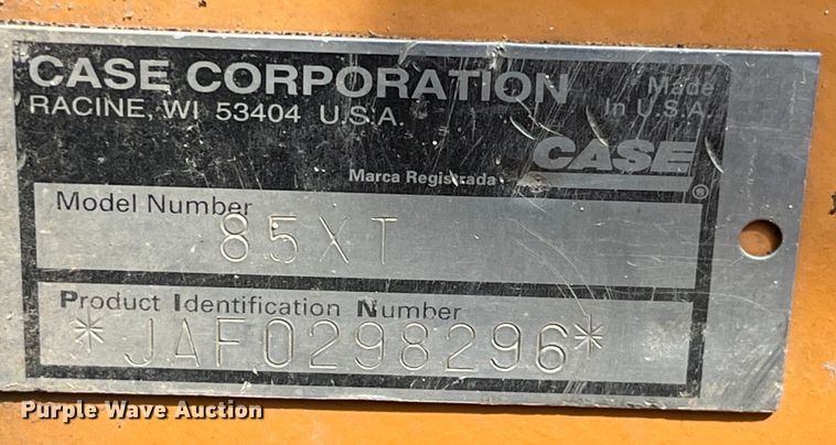 image for item EK8545 1999 Case 85XT skid steer loader