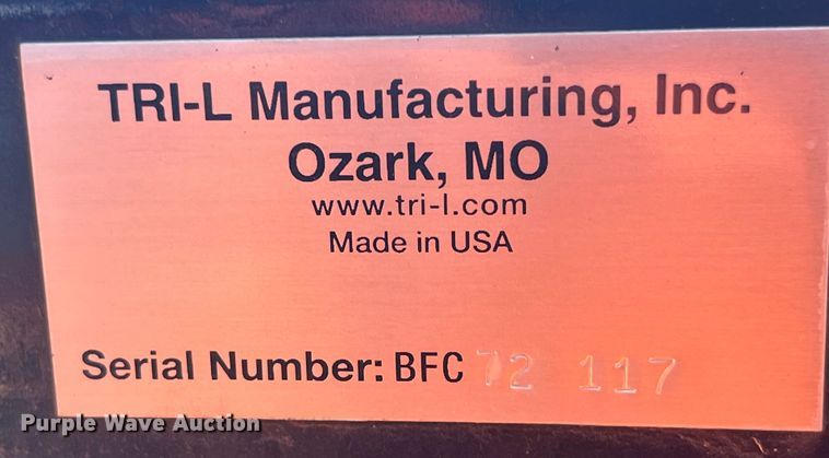 image for item EK8567 TRI-L Bigfoot Cutter skid steer rotary mower