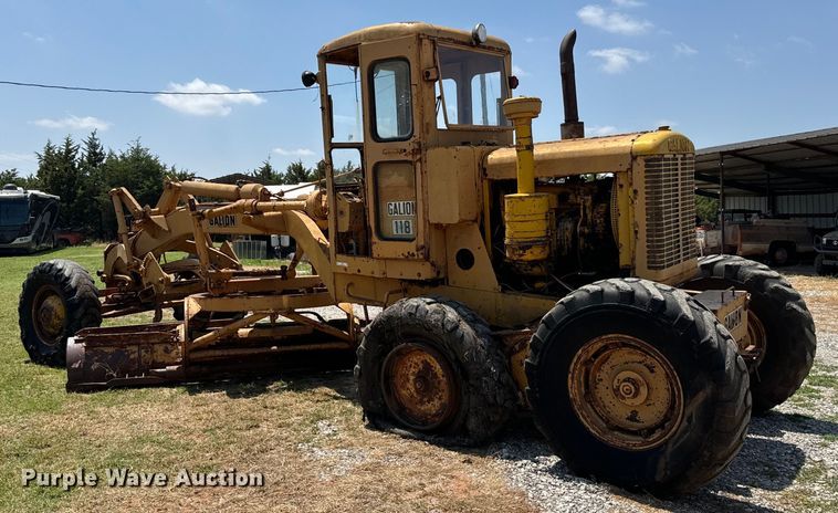 image for item IE9019 1962 Galion  118 rigid frame motor grader