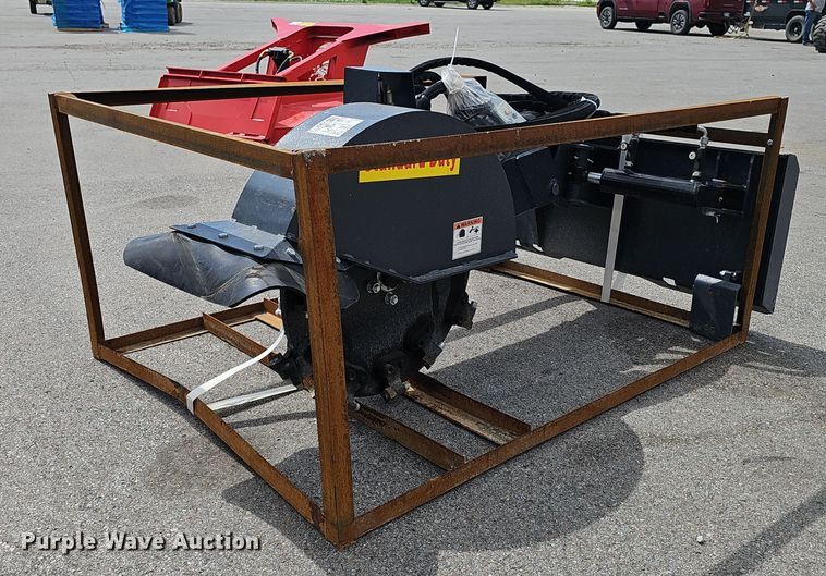 image for item IO9970 2024 Handy Attachments HSSG27 skid steer stump grinder