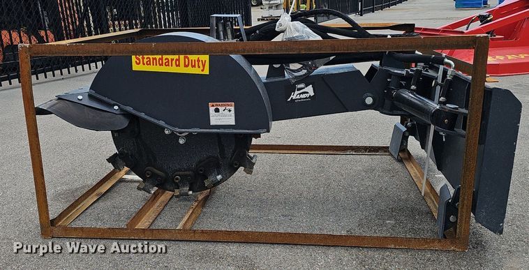 image for item IO9970 2024 Handy Attachments HSSG27 skid steer stump grinder