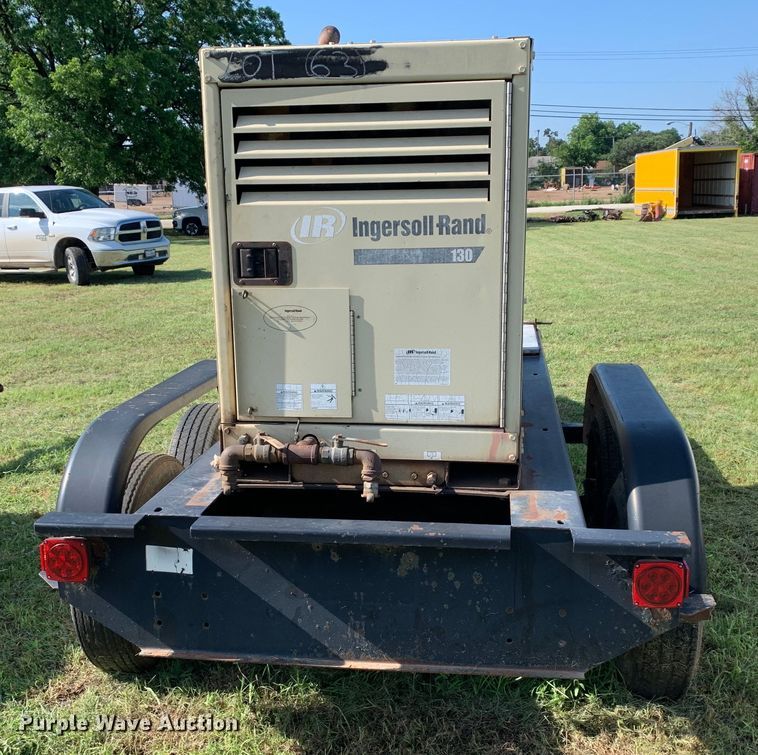 image for item JT9861 2008 Ingersoll-rand  130 air compressor