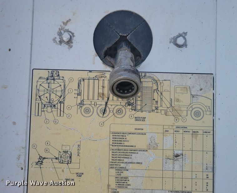 image for item KB9041 2012 Kenworth T800 hydrovac truck