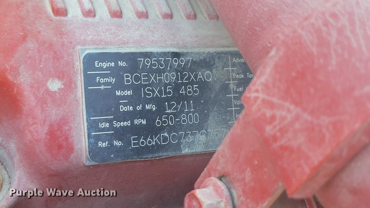 image for item KB9041 2012 Kenworth T800 hydrovac truck