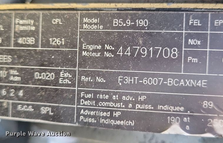 image for item KB9043 1993 Ford F700 truck cab and chassis