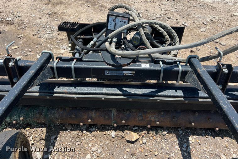 image for item LU9849 John Deere  PR84B skid steer soil conditioner