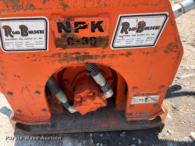 image for item LU9851 NPK C3D plate compactor