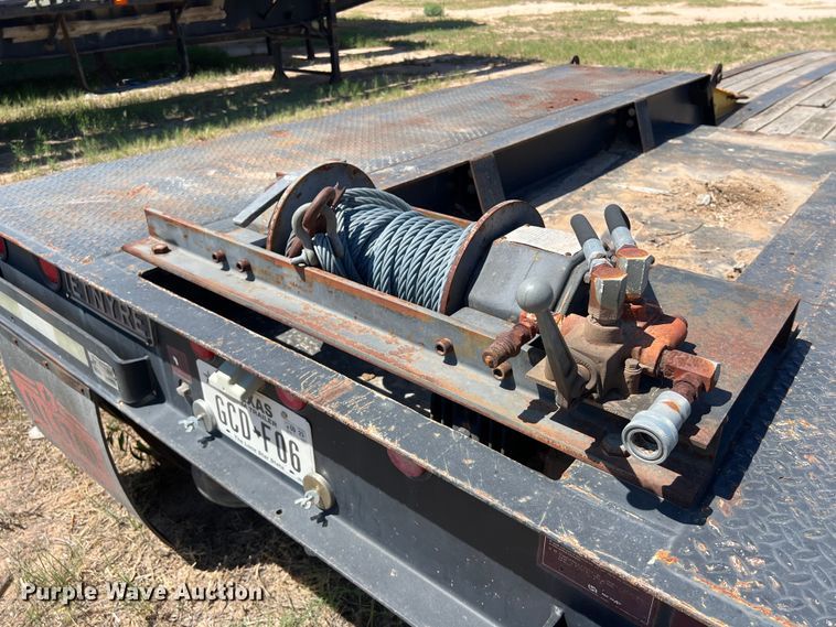 image for item LU9870 1994 Etnyre RTB40TD3-T1 lowboy equipment trailer