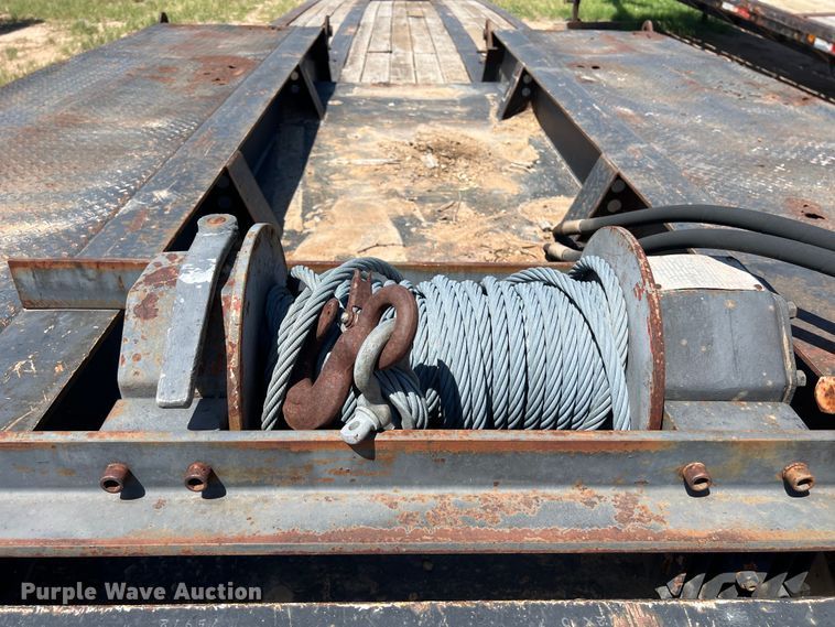 image for item LU9870 1994 Etnyre RTB40TD3-T1 lowboy equipment trailer