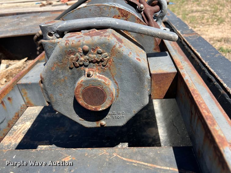 image for item LU9870 1994 Etnyre RTB40TD3-T1 lowboy equipment trailer