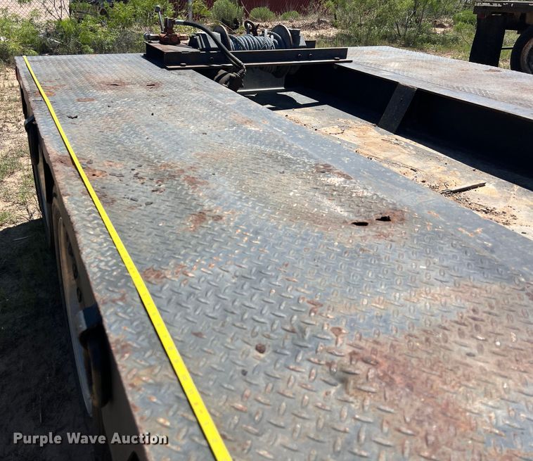 image for item LU9870 1994 Etnyre RTB40TD3-T1 lowboy equipment trailer