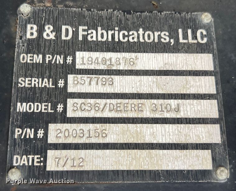 image for item LU9881 2012 Tramac SC42 breaker