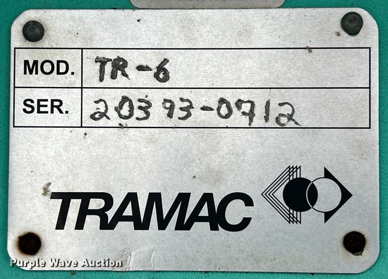 image for item LU9882 Tramac TR-6 plate compactor