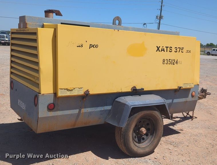 image for item NG9787 2010 Atlas Copco XATS 375 T3 air compressor