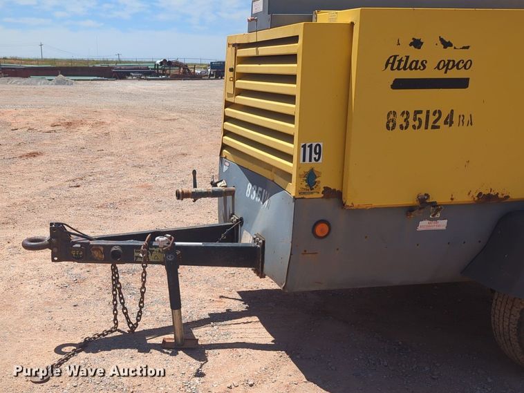 image for item NG9787 2010 Atlas Copco XATS 375 T3 air compressor