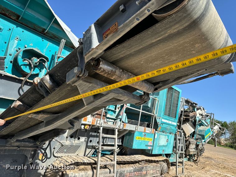 image for item NL9814 2017 Powerscreen Trakpactor 320SR impact crusher screening plant