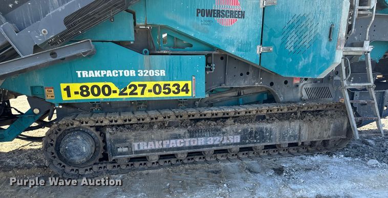 image for item NL9814 2017 Powerscreen Trakpactor 320SR impact crusher screening plant