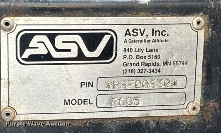 image for item NL9843 2005 ASV RC85  tracked skid steer loader