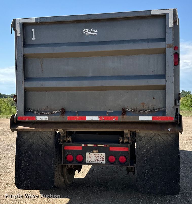 image for item NL9845 2010 Martin end dump pup trailer